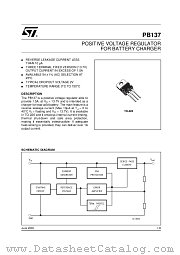 PB137 datasheet pdf ST Microelectronics