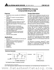 CM1401-03CP datasheet pdf California Micro Devices Corp