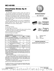 MC14018B datasheet pdf ON Semiconductor