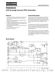 FAN4822IMX datasheet pdf Fairchild Semiconductor