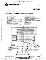 DSP56853 datasheet pdf Freescale (Motorola)