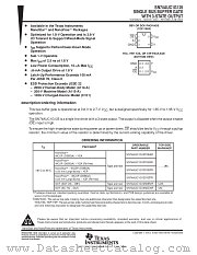 SN74AUC1G125YEAR datasheet pdf Texas Instruments