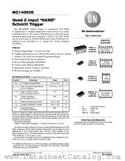 MC14093BFEL datasheet pdf ON Semiconductor