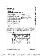 MM74HC273SJ datasheet pdf Fairchild Semiconductor