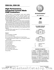 CS5124XDR8 datasheet pdf ON Semiconductor
