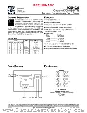 ICS84025 datasheet pdf Texas Instruments