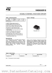 VND830SPTR-E datasheet pdf ST Microelectronics