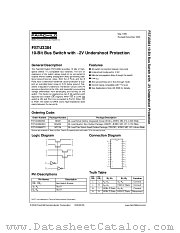 FSTU3384QSCX datasheet pdf Fairchild Semiconductor
