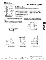 CD4572UBPW datasheet pdf Texas Instruments