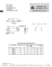 DAMB6415-X datasheet pdf DAICO Industries