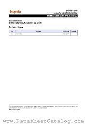 HYMD564M646B(L)(P)6-D4 datasheet pdf Hynix Semiconductor