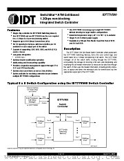 IDT77V500S25BC8 datasheet pdf IDT