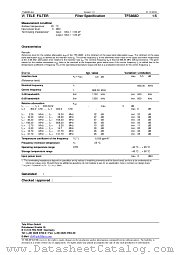 TFS868D datasheet pdf Vectron