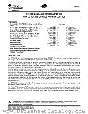 TPA0232PWPR datasheet pdf Texas Instruments