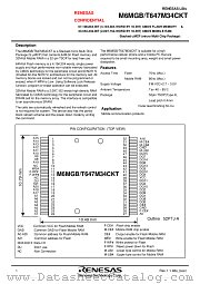 M6MGB647M34CKT datasheet pdf Renesas