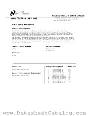 DS7820A MD8 datasheet pdf National Semiconductor