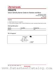 HSU276 datasheet pdf Renesas