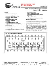PALCE20V8L-15JC datasheet pdf Cypress