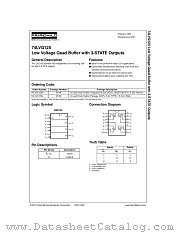 74LVQ125SCX datasheet pdf Fairchild Semiconductor