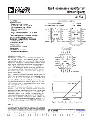 AD704AR-16 datasheet pdf Analog Devices