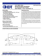 IDT74LVC112APG datasheet pdf IDT