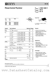 CS30-16IO1 datasheet pdf IXYS