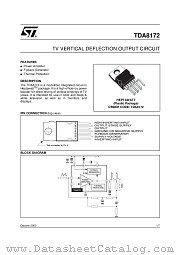 E-TDA8172 datasheet pdf ST Microelectronics