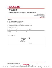 HVC202B datasheet pdf Renesas
