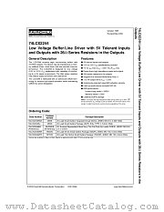 74LCX2244MTC datasheet pdf Fairchild Semiconductor