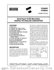 PCM56P-L datasheet pdf Texas Instruments