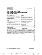 74LVTH16952MEAX datasheet pdf Fairchild Semiconductor