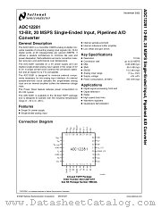 ADC12281CIVT datasheet pdf National Semiconductor