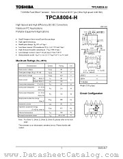 TPCA8004-H datasheet pdf TOSHIBA