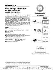 MC74LCX74DR2 datasheet pdf ON Semiconductor
