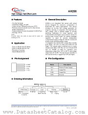 AH266 datasheet pdf Anachip
