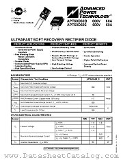 APT60D60S datasheet pdf Advanced Power Technology