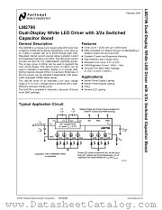 LM2796 datasheet pdf National Semiconductor