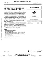 MC100ES6039 datasheet pdf Freescale (Motorola)