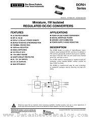 DCR012403U/1K datasheet pdf Texas Instruments