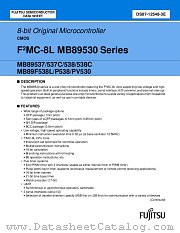 MB89537 datasheet pdf Fujitsu Microelectronics