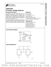 LMS33460MGX datasheet pdf National Semiconductor