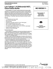 MC100ES8111 datasheet pdf Freescale (Motorola)