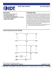 IDT74FST163211PA8 datasheet pdf IDT