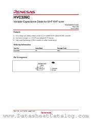 HVC326C datasheet pdf Renesas