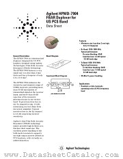 HPMD-7904 datasheet pdf Agilent (Hewlett-Packard)