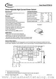 BTS 6510 datasheet pdf Infineon