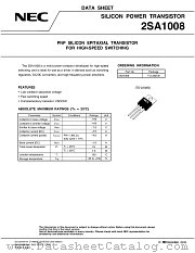 2SA1008-Z datasheet pdf NEC