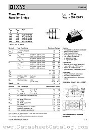 VUO50-16NO3 datasheet pdf IXYS
