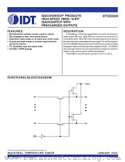 QS3800Q8 datasheet pdf IDT