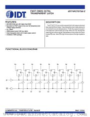 IDT74FCT373ASO datasheet pdf IDT